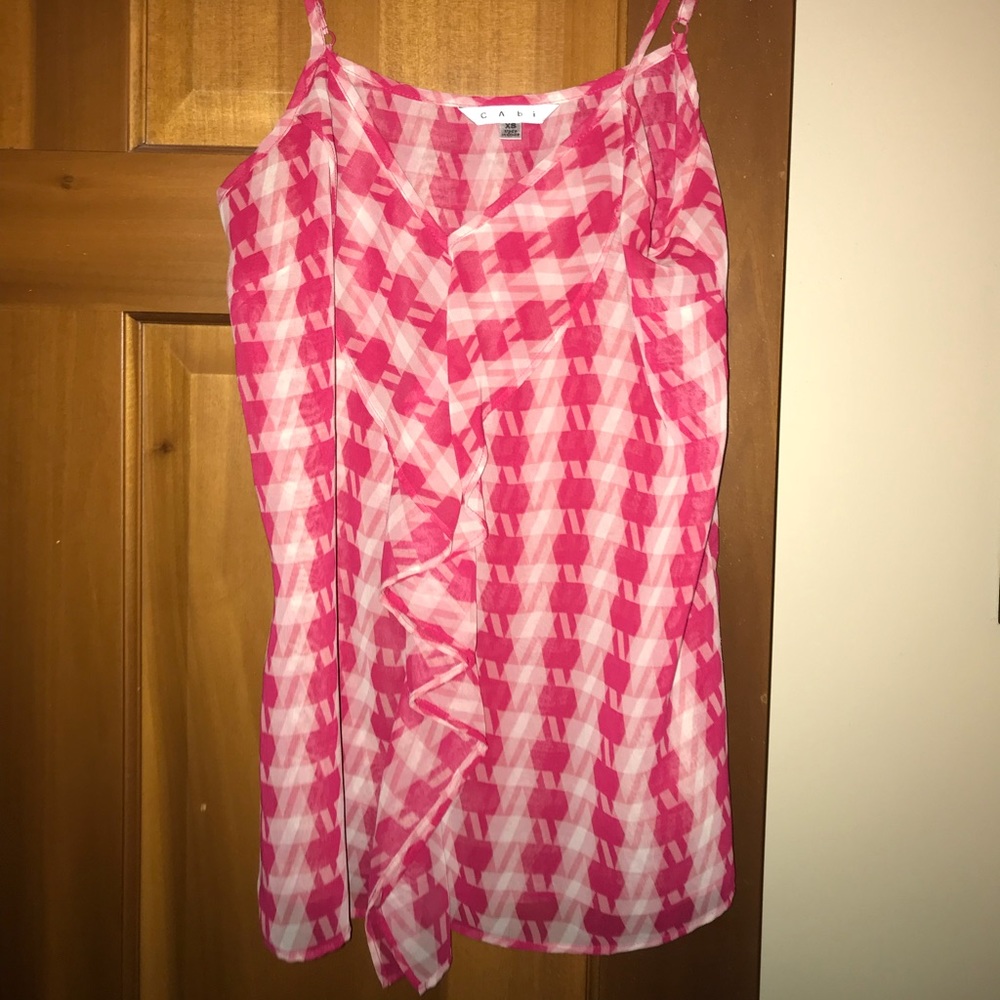 Red checkered Cami- CAbi